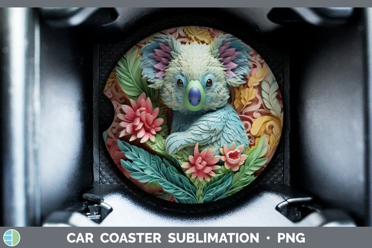 Gorgeous3D Exotic Animals Car Coaster design.