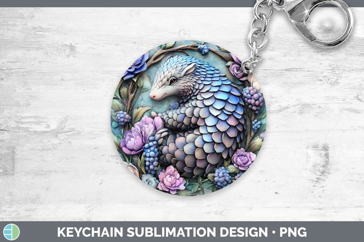 Gorgeous3D Exotic Animals Keychain design.