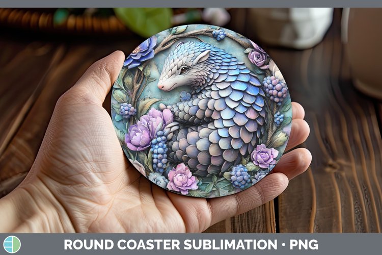 Gorgeous3D Exotic Animals Round Coaster design.