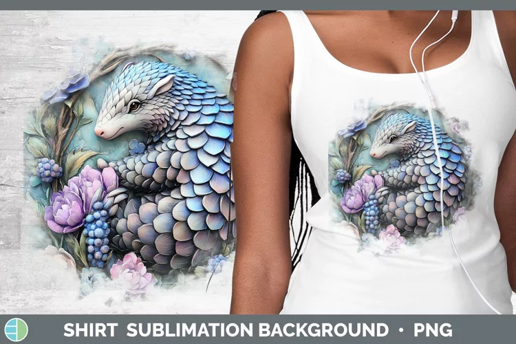 3D Exotic Animals Pangolin Shirt Sublimation Sublimation Bac