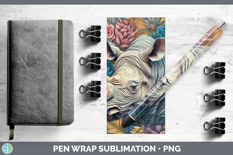 Gorgeous3D Exotic Animals Pen Wrap design.