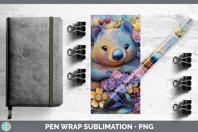 Gorgeous3D Exotic Animals Pen Wrap design.
