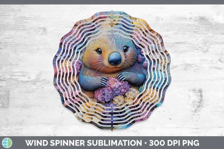 Gorgeous3D Exotic Animals Wind Spinner design.