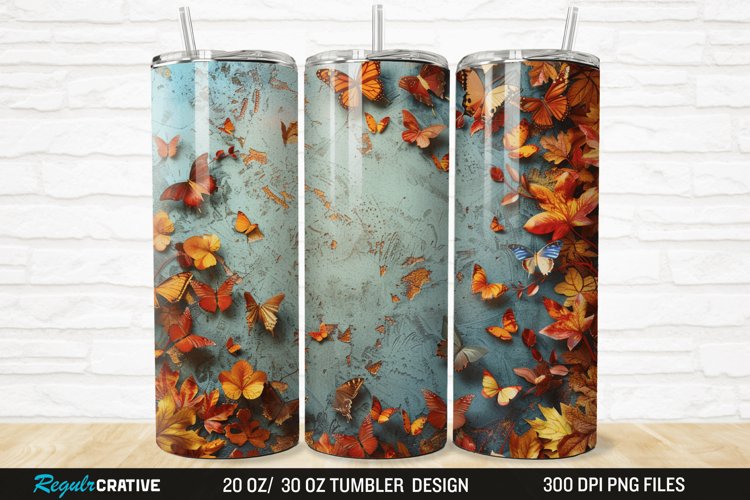 Fall Tumbler Wrap Image 10