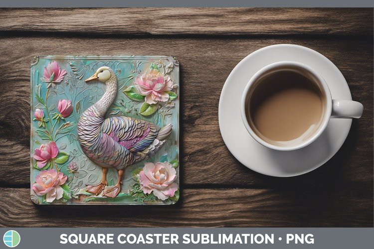 Gorgeous3D Farm Square Coaster design.