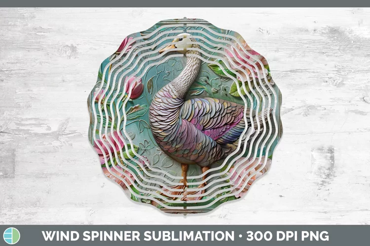 3D Farm Goose Wind Spinner Sublimation Spinner Designs