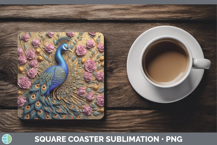 Gorgeous3D Farm Square Coaster design.