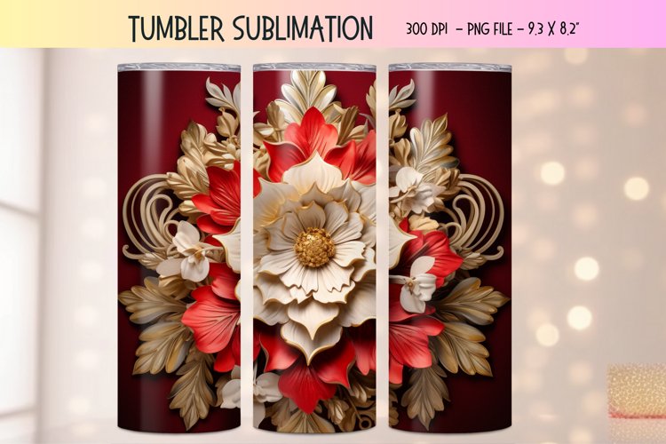 Christmas Tumbler Wrap Image 4