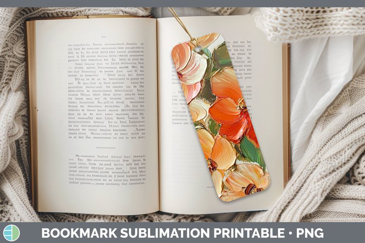 Gorgeous3D Flowers Bookmark design.