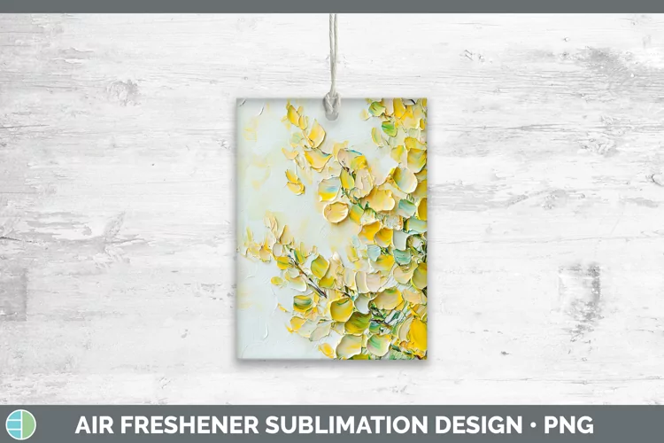 3D Flowers Acacia Air Freshener Sublimation Car Freshener De