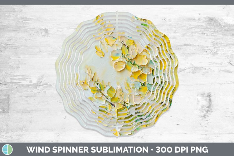 Gorgeous3D Flowers Wind Spinner design.