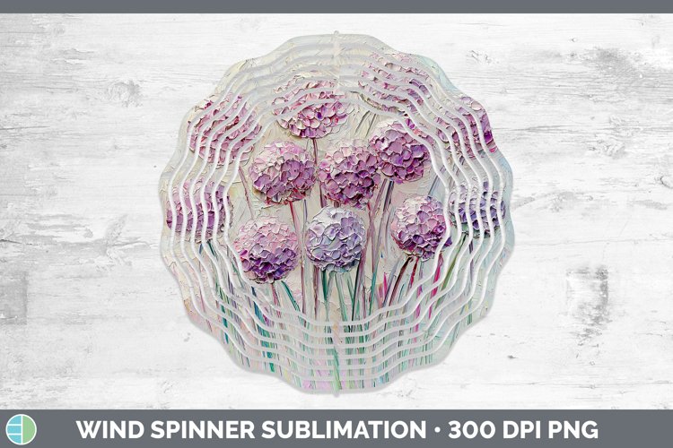 Gorgeous3D Flowers Wind Spinner design.