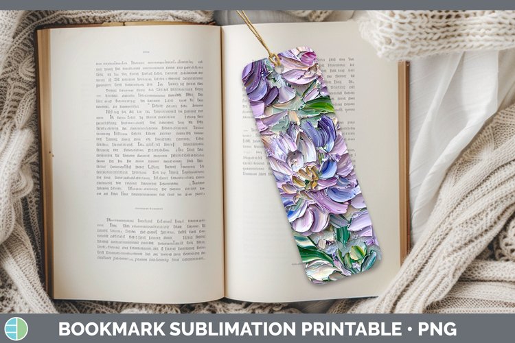 Gorgeous3D Flowers Bookmark design.
