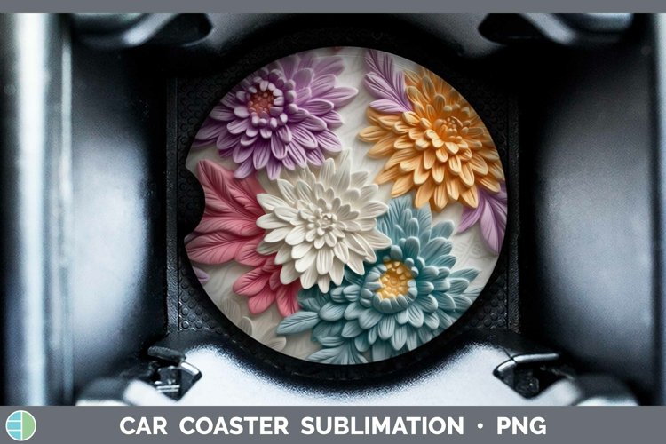 Car Coaster Sublimation Designs Image 3