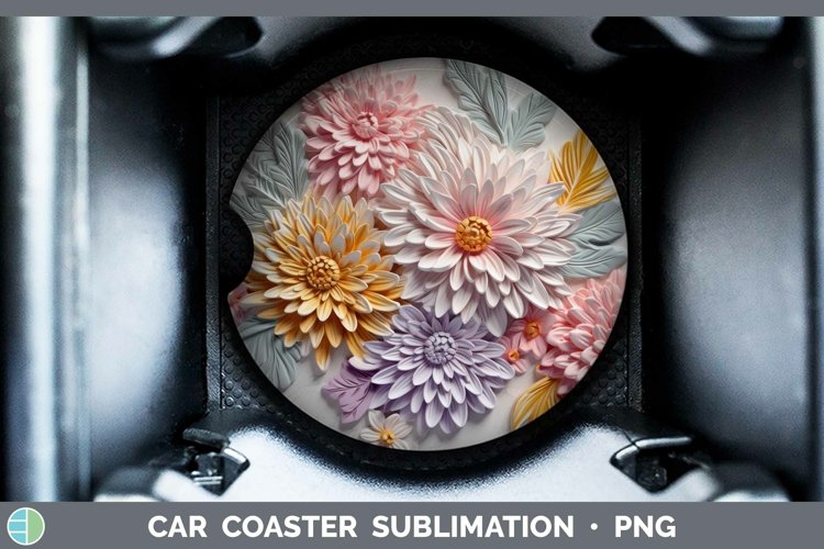 Car Coaster Sublimation Designs Image 4