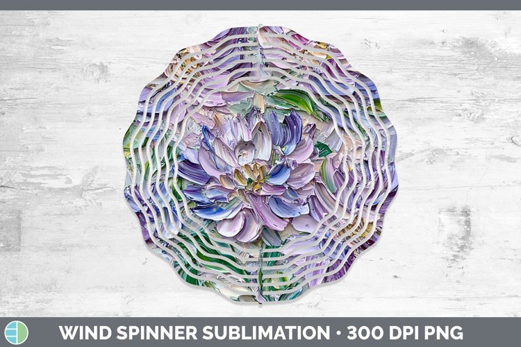 Gorgeous3D Flowers Wind Spinner design.