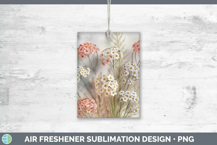 3D Flowers Babys Breath Gypsophila Air Freshener Sublimation