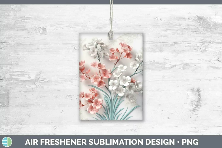 3D Flowers Babys Breath Gypsophila Air Freshener Sublimation