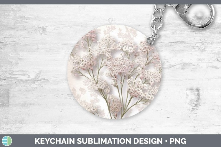 Gorgeous3D Flowers Keychain design.
