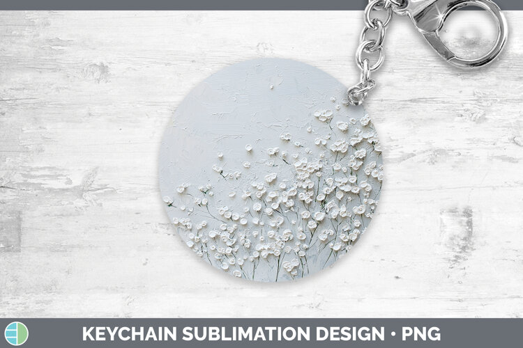 Gorgeous3D Flowers Keychain design.