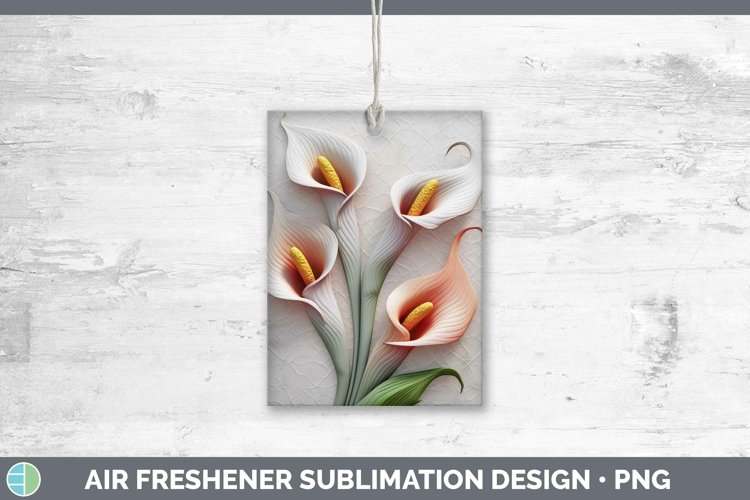 Gorgeous3D Flowers Air Freshener design.