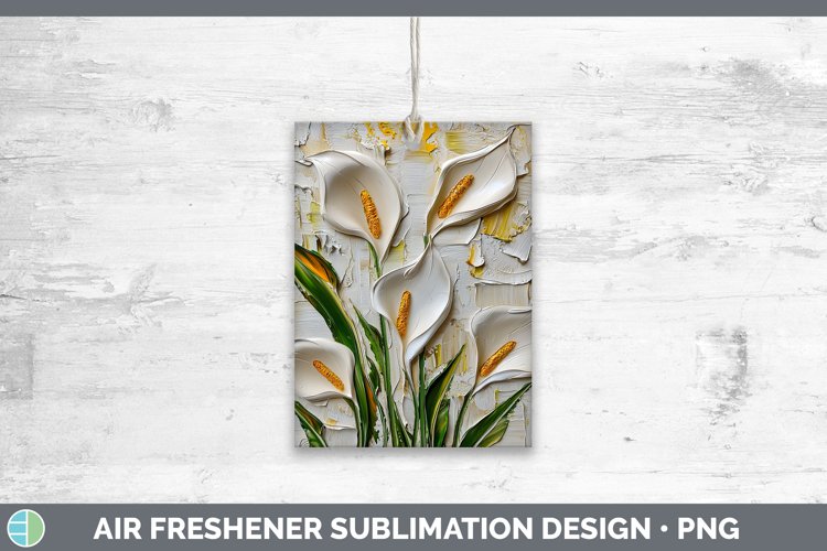 Gorgeous3D Flowers Air Freshener design.
