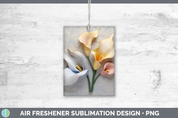 Gorgeous3D Flowers Air Freshener design.