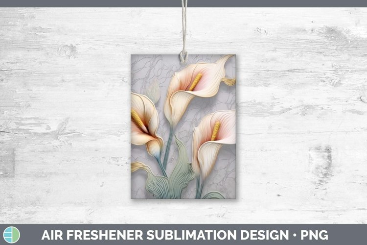 Gorgeous3D Flowers Air Freshener design.