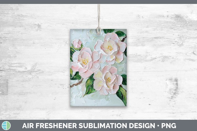 Gorgeous3D Flowers Air Freshener design.