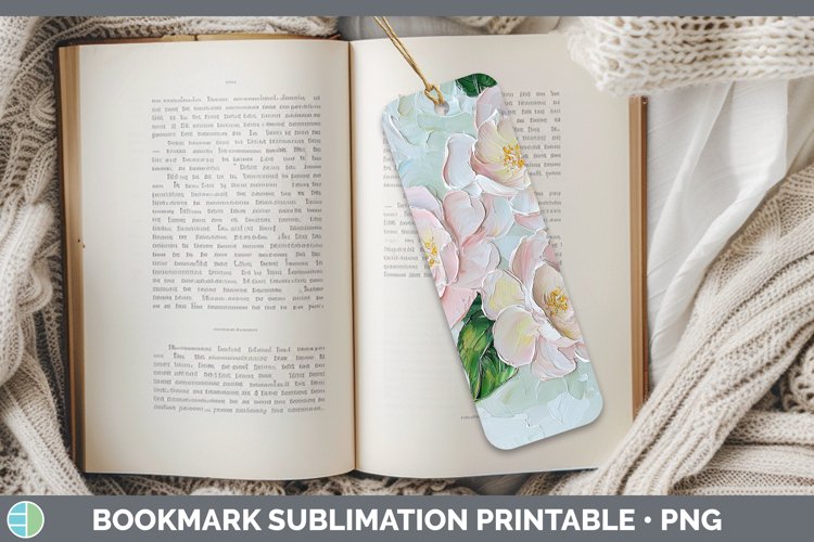Gorgeous3D Flowers Bookmark design.