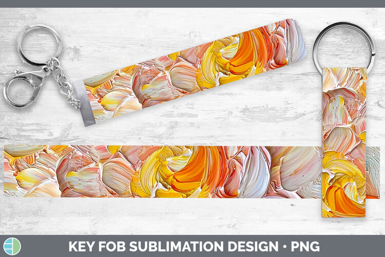 Gorgeous3D Flowers Key Fob design.