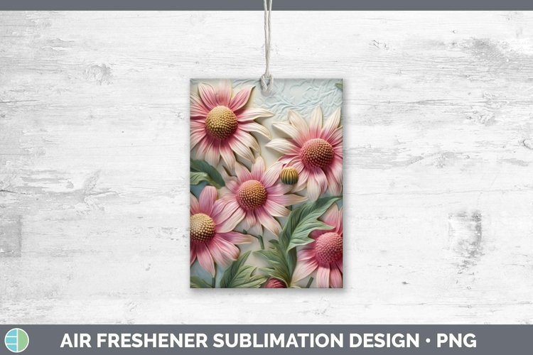 Gorgeous3D Flowers Air Freshener design.