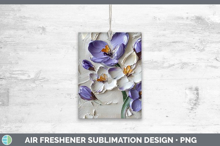 Gorgeous3D Flowers Air Freshener design.