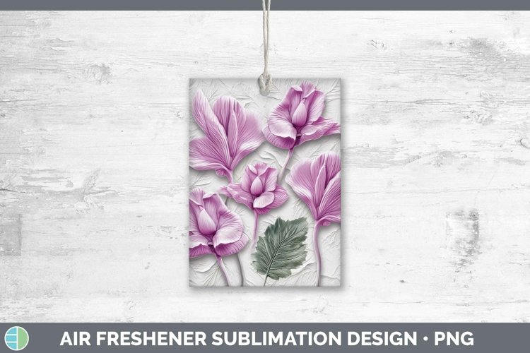 Gorgeous3D Flowers Air Freshener design.