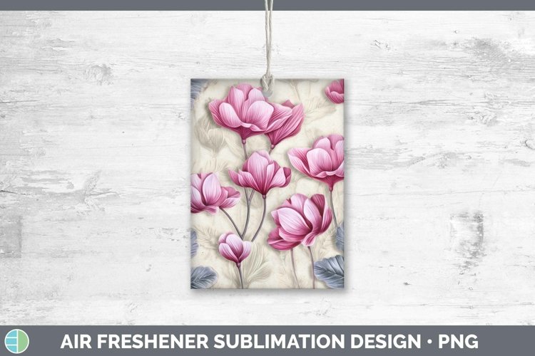 Gorgeous3D Flowers Air Freshener design.