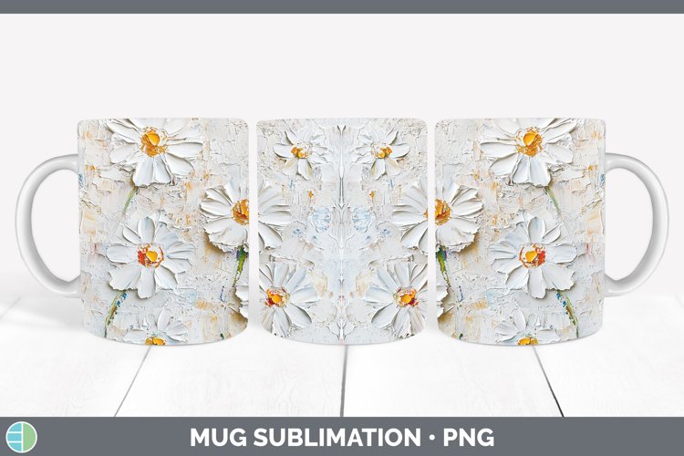 Gorgeous3D Flowers Mug Wrap design.