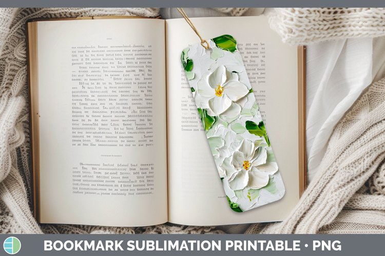 Gorgeous3D Flowers Bookmark design.