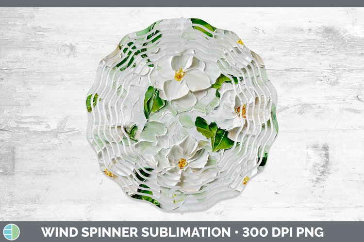 Gorgeous3D Flowers Wind Spinner design.