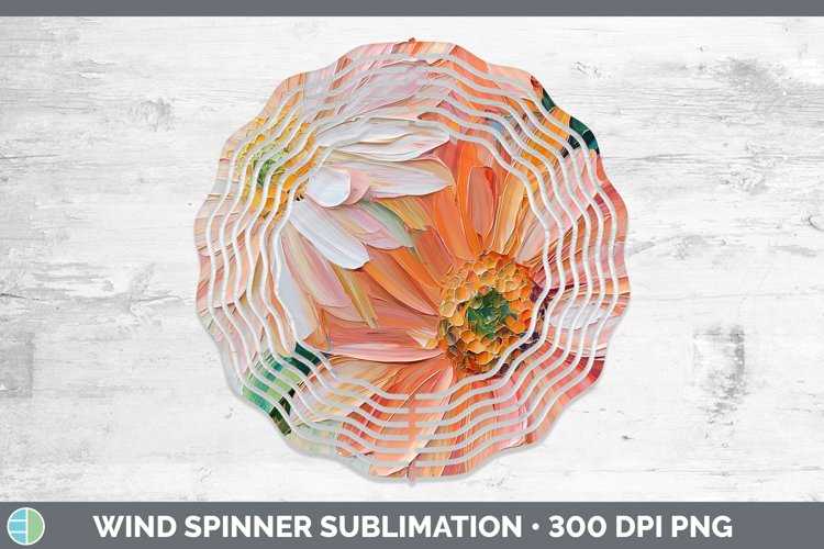 Gorgeous3D Flowers Wind Spinner design.