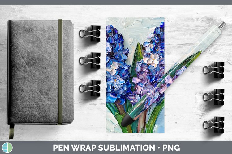 Gorgeous3D Flowers Pen Wrap design.