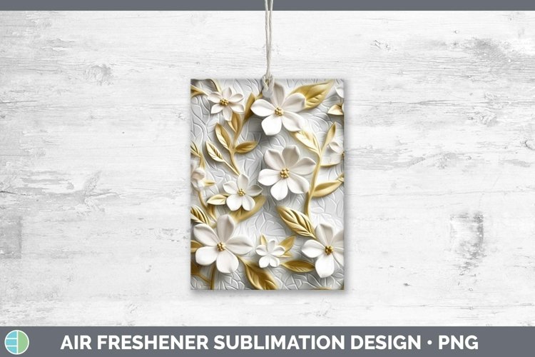 Gorgeous3D Flowers Air Freshener design.