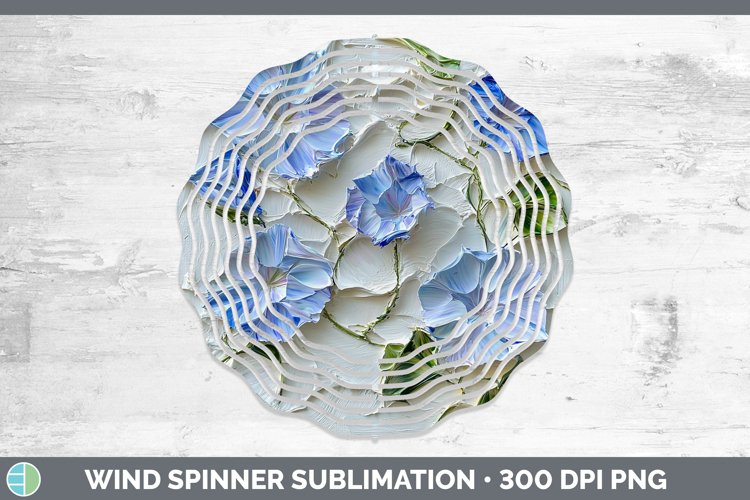 Gorgeous3D Flowers Wind Spinner design.