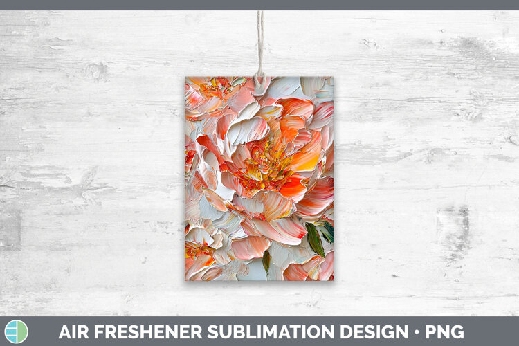 Gorgeous3D Flowers Air Freshener design.