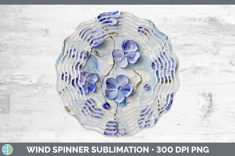 Gorgeous3D Flowers Wind Spinner design.