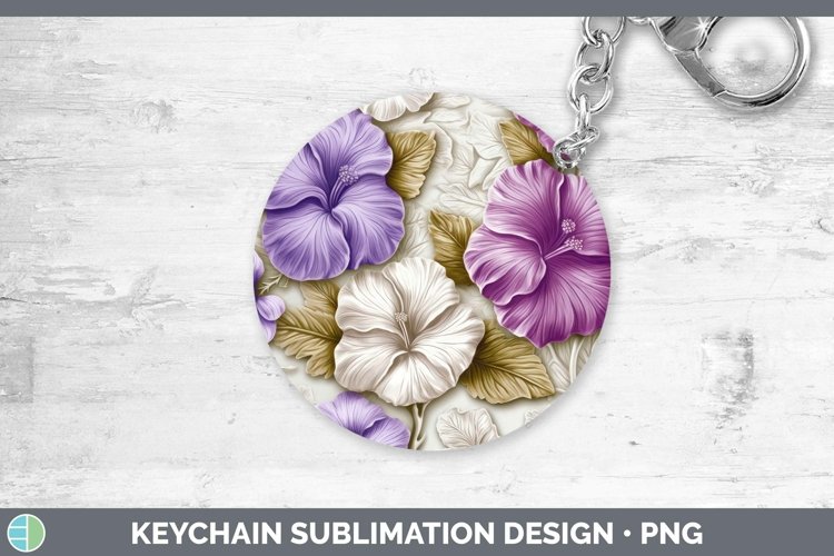 Gorgeous3D Flowers Keychain design.