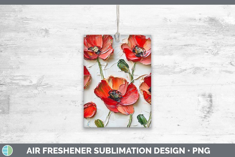Gorgeous3D Flowers Air Freshener design.