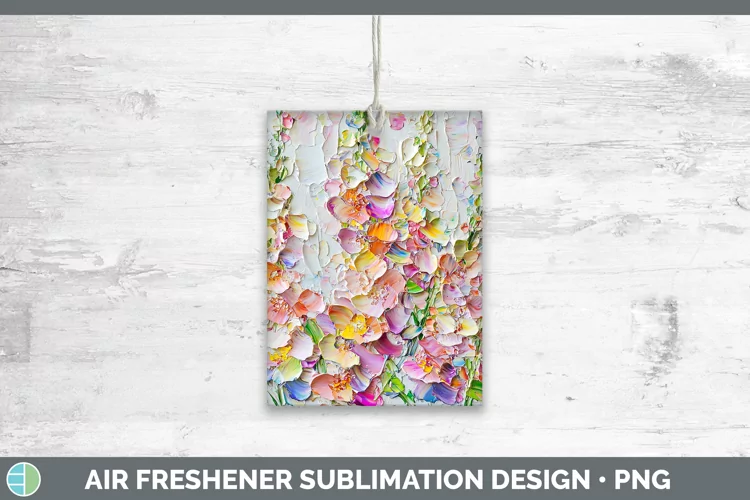 3D Flowers Snapdragon Air Freshener Sublimation Car Freshene