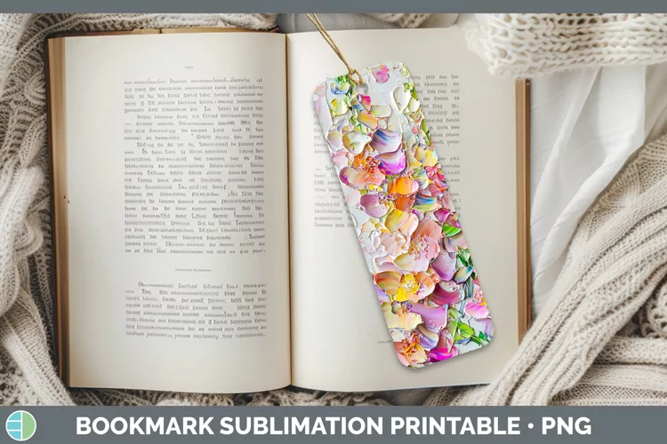 3D Flowers Snapdragon Bookmark Sublimation Printable Designs