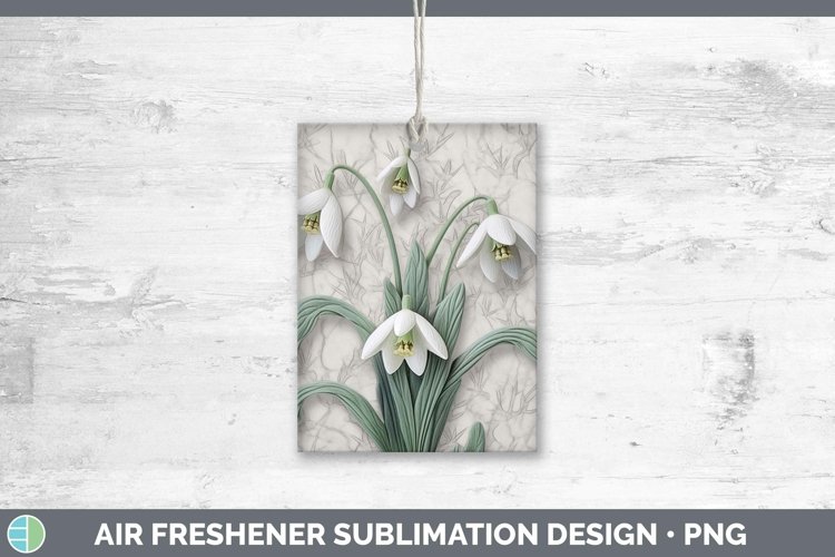 Gorgeous3D Flowers Air Freshener design.