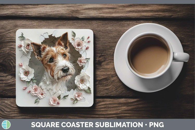 Gorgeous3D Square Coaster design.